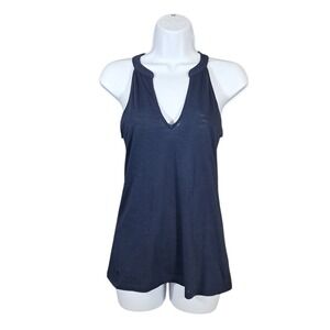 Lilly Pulitzer Arya Tank Top Soft Knit Blue Size XS Shirt Pima‎ Cotton Resort